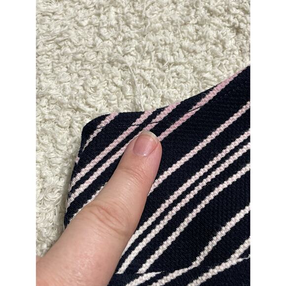 Anthropologie Dolan Women's Size M Halter Neck Sleeveless Top Blue White Striped - Picture 5 of 10